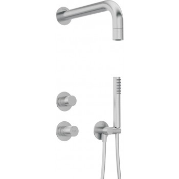 Shower set for concealed installation