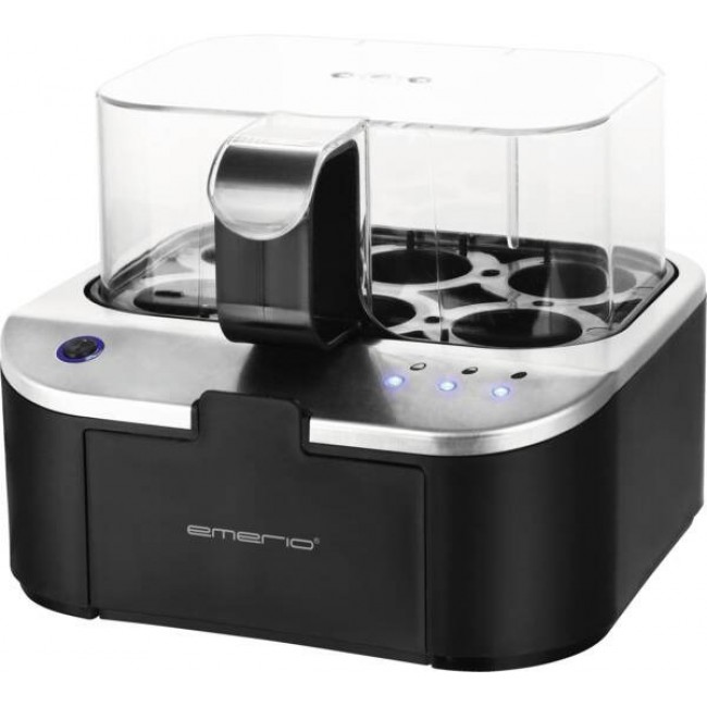 Emerio EB-123177.1 egg cooker 6 egg(s) Black, Transparent