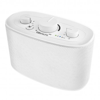 Albrecht Klaro Stereo portable speaker White 4 W