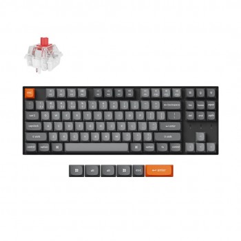 Keychron K8 Max keyboard Universal USB + RF Wireless + Bluetooth Black