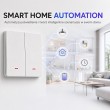 Qoltec 52706 Smart 2-Gang Light Switch | Wi-Fi | Timer | Tuya | Smart life | White