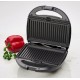 Clatronic ST/WA 3670 sandwich maker 800 W Black, Stainless steel