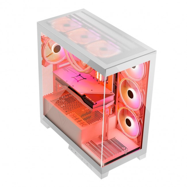 Modecom Volcano SPACE APEX ARGB MIDI Midi Tower White Modecom Volcano SPACE APEX ARGB MIDI Midi Tower White