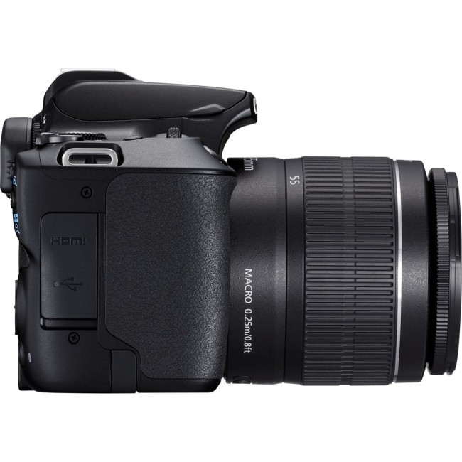 Canon EOS 250D + EF-S 18-55mm f/3.5-5.6 III SLR Camera Kit 24.1 MP CMOS 6000 x 4000 pixels Black Canon EOS 250D + EF-S 18-55mm f/3.5-5.6 III SLR Camera Kit 24.1 MP CMOS 6000 x 4000 pixels Black