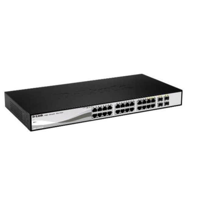 D-Link 26-Port Gigabit Smart Managed Switch including 2 SFP ports D-Link 26-Port Gigabit Smart Managed Switch including 2 SFP ports