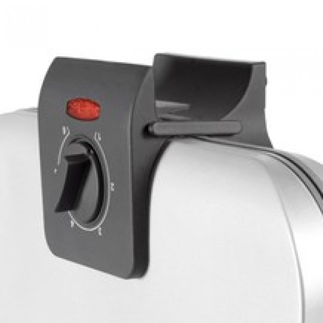 Unold 48241 waffle iron 2 waffle(s) 1300 W Black, Silver