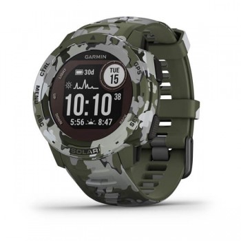 Garmin Instinct Solar Camo Green Watch