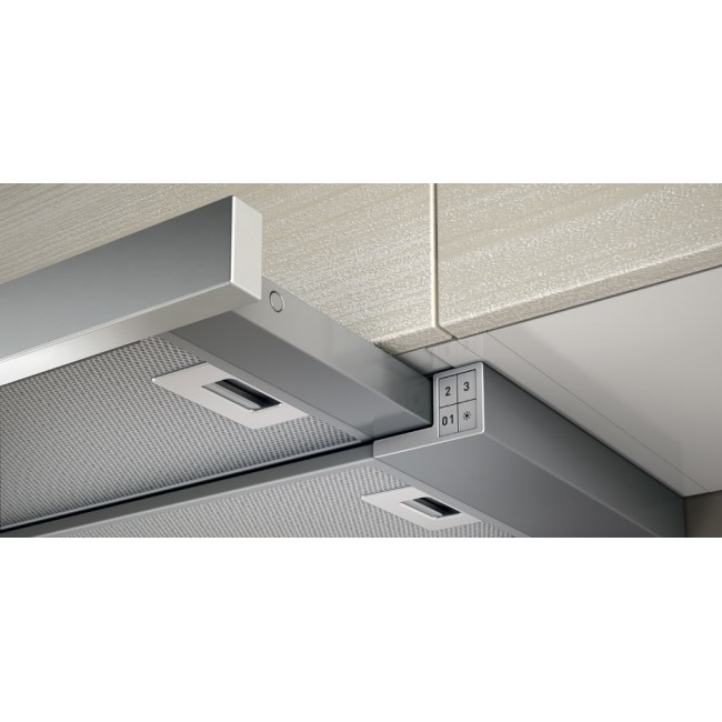 Elica ELITE14 LUX GRIX/A/60 Built-under Silver, Stainless steel 336 m /h