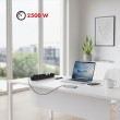 Maclean power strip, 5 socket extension cable + 3xUSB, 110-240V AC 50/60Hz, 2.1A max 2500W, 1.5m, black, MCE395 B