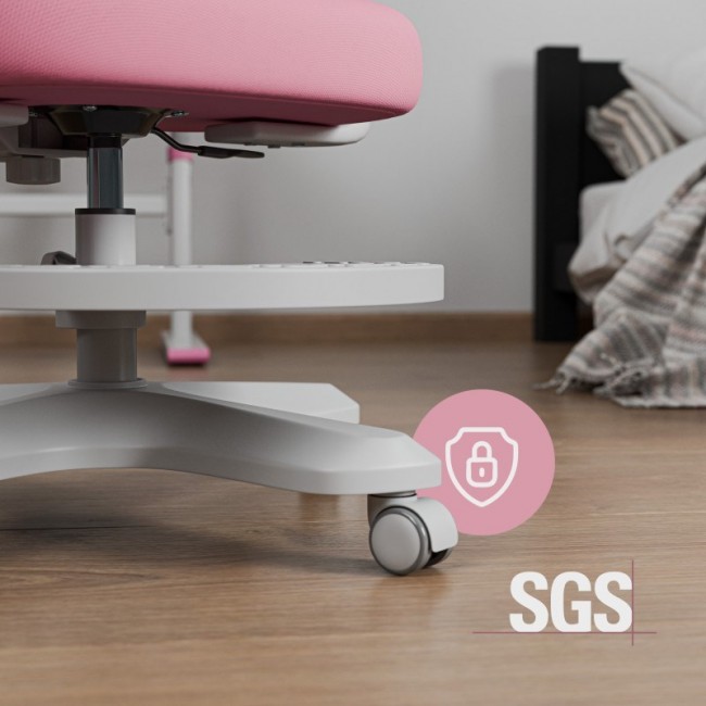 Junior 4.6 Pink swivel chair