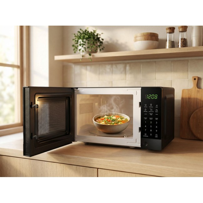 Esperanza EKO009 microwave Black Solo microwave Countertop 20 L 700 W