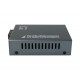 LevelOne RJ45 to SC Gigabit Media Converter, PoE PSE, Single-Mode Fiber, 20km