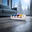 Maclean power strip, extender 4 sockets + 2xUSB, with switches, 250VAC/10A, 2.1A 5V, 1.5m, white, MCE229 W Maclean power strip, extender 4 sockets + 2xUSB, with switches, 250VAC/10A, 2.1A 5V, 1.5m, white, MCE229 W