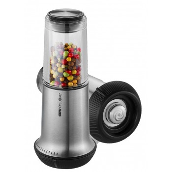 GEFU 34627 Rotary grater Black, Stainless steel, Transparent