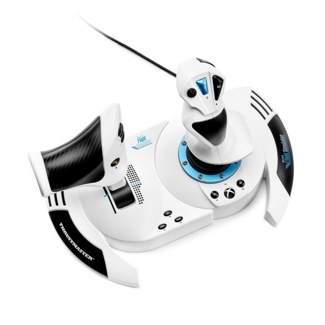 Thrustmaster T.Flight Hotas One Microsoft Flight Simulator Edition Black, White USB Joystick + engine control lever Analogue / Digital PC, Xbox One, Xbox One S, Xbox One X