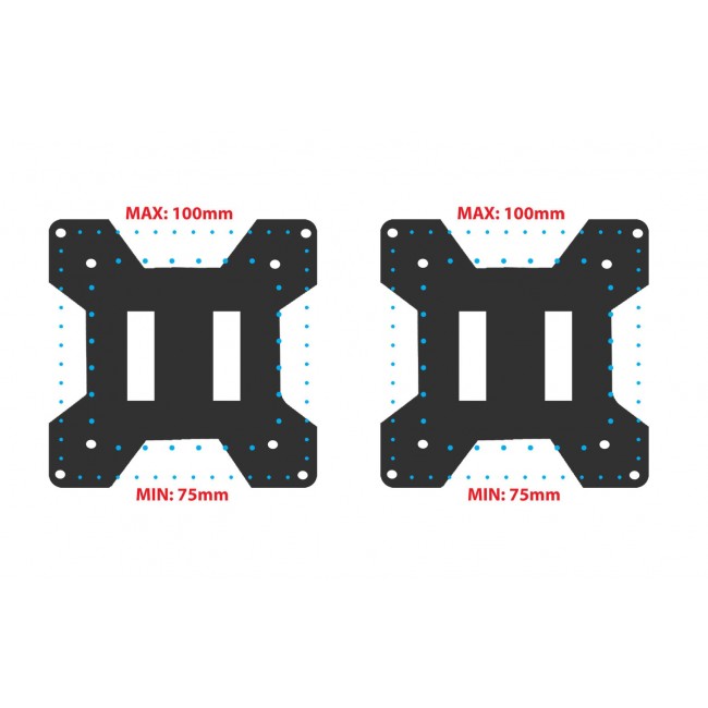 Esperanza ERW020 Gas desk mount for two monitors 17-27 up to 6kg