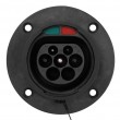 Akyga AK-SC-E25 eMobility Ladesteckdose 32 A 1phasig Type 2 No 1 0 m