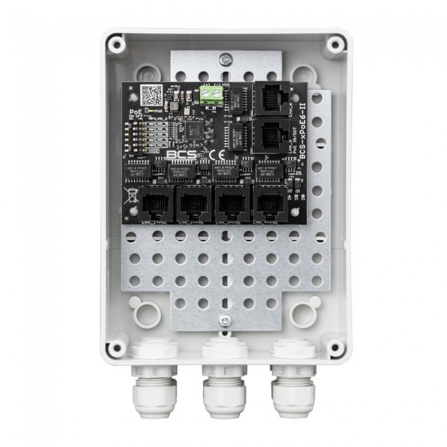 BCS BCS-XPOE6/S network switch Unmanaged Fast Ethernet (10/100) Power over Ethernet (PoE)