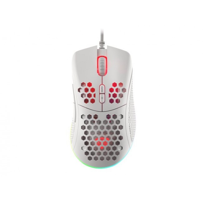 Genesis Krypton 555 Gaming Mouse 8000 DPI RGB White Gaming Programmable