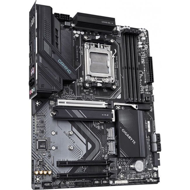 GIGABYTE X870 GAMING WIFI6 Motherboard - Supports AMD Ryzen 9000 CPUs, 8+2+2 phases VRM, up to 8000MHz DDR5 (OC), 1xPCIe 5.0 + 2xPCIe 4.0, Wi-Fi 6, 2.5GbE LAN, USB 4