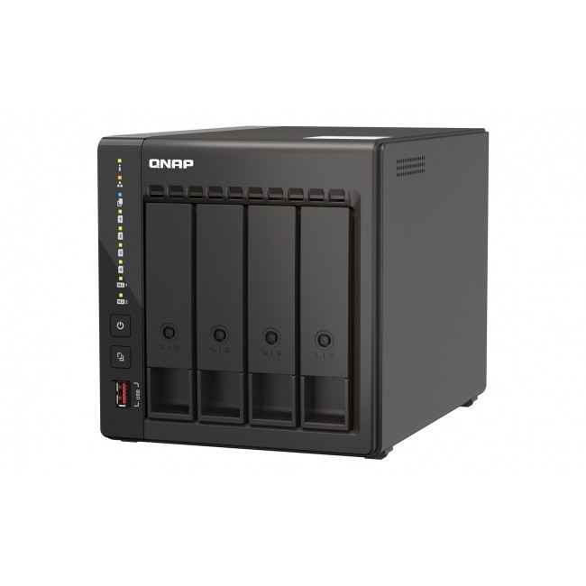QNAP TS-453E NAS Tower Intel Celeron J6412 8 GB 0 TB QNAP QTS Black QNAP TS-453E NAS Tower Intel Celeron J6412 8 GB 0 TB QNAP QTS Black