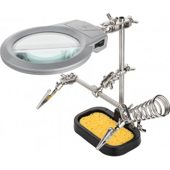 Goobay 51226 soldering iron/station accessory 1 pc(s) Holder with magnifier