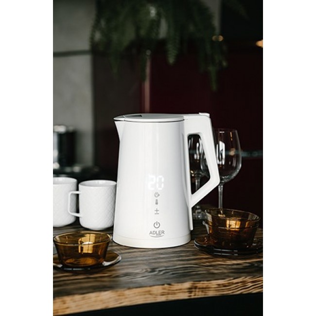 Adler AD 1345 electric kettle 1.7 L 1850 W White
