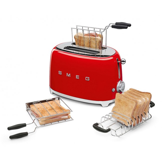 Smeg 50's Style Toaster TSF01RDEU Red Smeg 50's Style Toaster TSF01RDEU Red