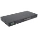 Intellinet 16-Port Gigabit Ethernet PoE+ Switch with 2 SFP Ports, LCD Display, IEEE 802.3at/af Power over Ethernet (PoE+/PoE) Compliant, 370 W, Endspan, 19