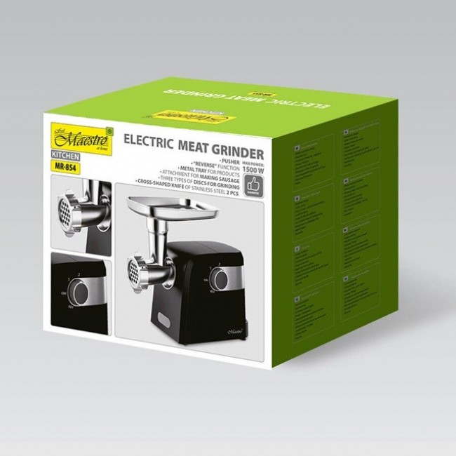 Maestro MR-854 Meat Grinder 1500 W Black