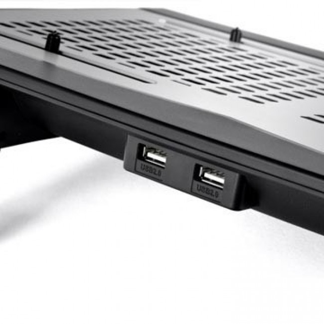 Thermaltake CL-N002-PL12BL-A laptop cooling pad 1300 RPM Aluminium, Black Thermaltake CL-N002-PL12BL-A laptop cooling pad 1300 RPM Aluminium, Black