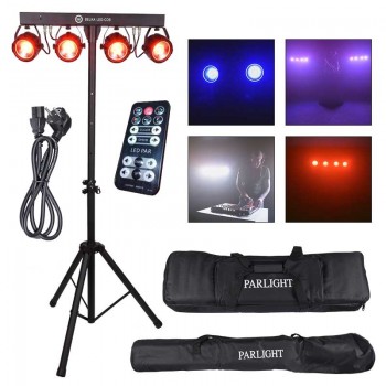 LED BAR COB PAR 4x30W stand cover