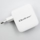 Qoltec 140W GaN Wall Charger | 5-20V | 2.5-5A | 3 x USB-C PD | 1 x USB QC 3.0 | White