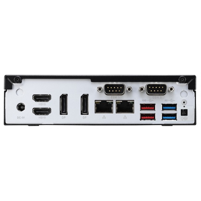 Shuttle Slim PC DH770 , S1700, 2x HDMI, 2x DP , 2x 2.5G LAN, 2x COM, 8x USB, 1x 2.5