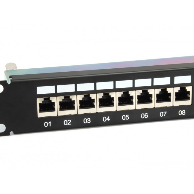 Equip 24-Port Cat.6A Shielded Patch Panel Equip 24-Port Cat.6A Shielded Patch Panel