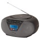 Aiwa BBTU-400BK portable stereo system Analog & digital 6 W FM Black MP3 playback