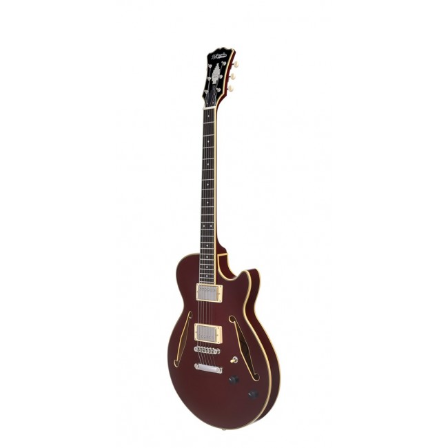 D'Angelico Excel SS Tour Solid Wine - gitara elektryczna
