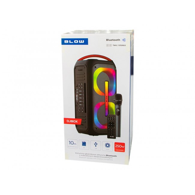 Bluetooth speaker DJBOX + remote control + microphone