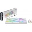 MSI S11-04DE305-CLA keyboard Mouse included Gaming USB QWERTZ German White