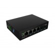 Lanberg ILGE-4P-2S-90 network switch Unmanaged Fast Ethernet (10/100) Power over Ethernet (PoE) 1U Black