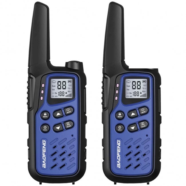 Walkie-Talkie Baofeng BF-T25E Dark Blue, 2 pieces