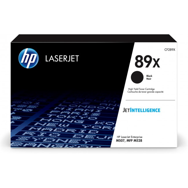 HP 89X High Yield Black Original LaserJet Toner Cartridge HP 89X High Yield Black Original LaserJet Toner Cartridge