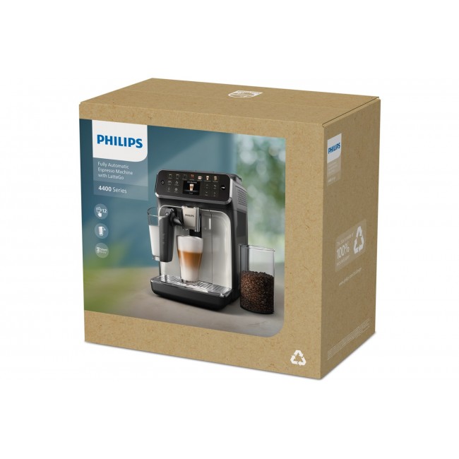 Coffee Maker | EP4449/704400 Series | Pump pressure 15 bar | Built-in milk frother | Fully Automatic | 1500 W | Black Coffee Maker | EP4449/704400 Series | Pump pressure 15 bar | Built-in milk frother | Fully Automatic | 1500 W | Black