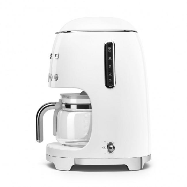Smeg 50's Style Drip Filter Coffee Machine DCF02WHEU White