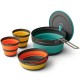 SEA TO SUMMIT Frontier UL ultra-light folding pot set for 2 people/5 pieces