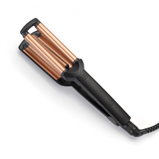 BaByliss Deep Waves Curling iron Warm Black, Orange 98.4 BaByliss Deep Waves Curling iron Warm Black, Orange 98.4