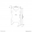 Neomounts WL85-515BL16 TV wall mount 55-75