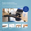 R-Go Tools Armrest R-Go, ergonomic, symmetrical, with abdominal cutout, soft foam, black