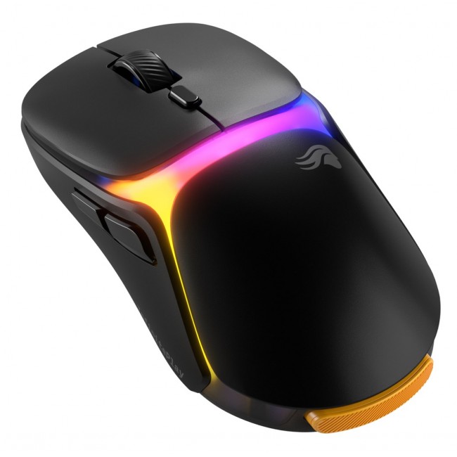 Glorious Gaming Model O3 Wireless Gaming Mouse - InfinitePlay Swappable Battery System, 8k Polling, 130M Click Optical Switches, Ultralight 66g, 30K DPI Optical Sensor, RGB - Black