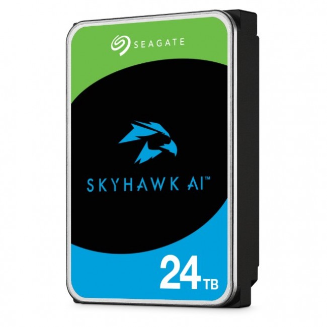 Seagate SkyHawk AI internal hard drive 24 TB 7200 RPM 512 MB 3.5 Seagate SkyHawk AI internal hard drive 24 TB 7200 RPM 512 MB 3.5
